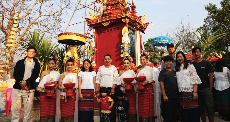 คณะศรัทธาวัดพระธาตุน้ำต้อง พระธาตุเกตุแก้วจุฬามณี (บ่อน้ำพุเย็น)