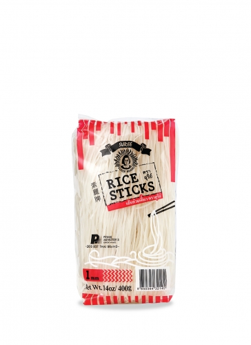 เส้นก๋วยเตี๋ยว 1 มม. ขนาด 400 กรัม (30 ถุง)