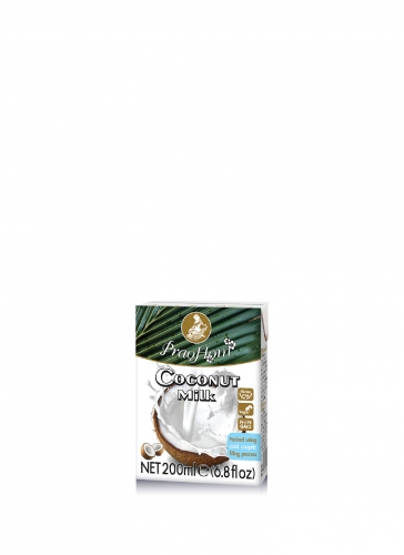 กะทิกล่อง ยูเอชที ตราพร้าวหอม ขนาด 200 มล.