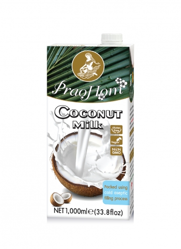 กะทิกล่อง ยูเอชที ตราพร้าวหอม ขนาด 1,000 มล.(cap)